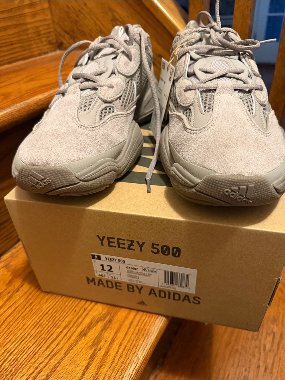 adidas Yeezy 500 Sneakers in Taupe Gray